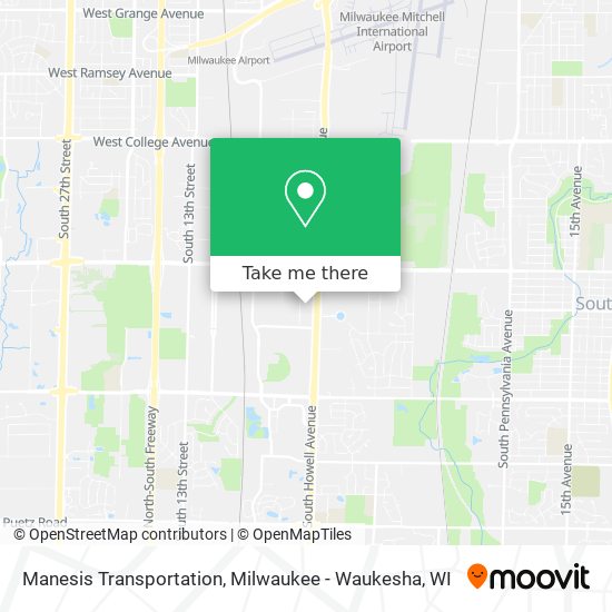 Mapa de Manesis Transportation