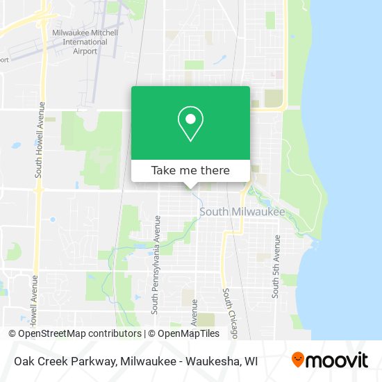 Mapa de Oak Creek Parkway
