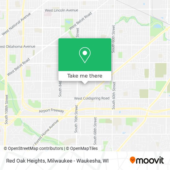 Red Oak Heights map