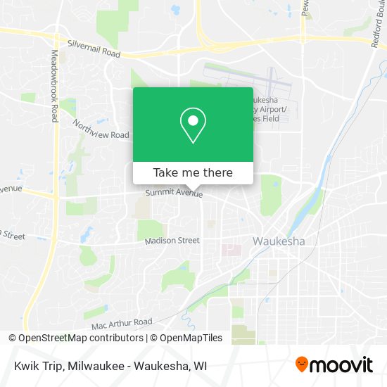 Mapa de Kwik Trip