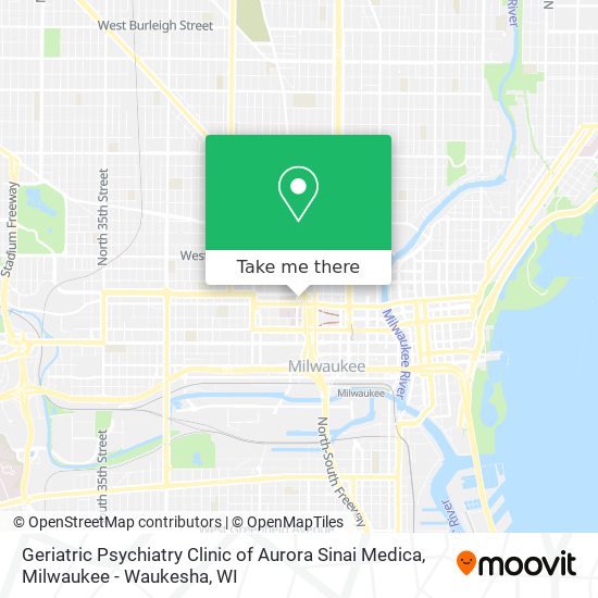 Geriatric Psychiatry Clinic of Aurora Sinai Medica map