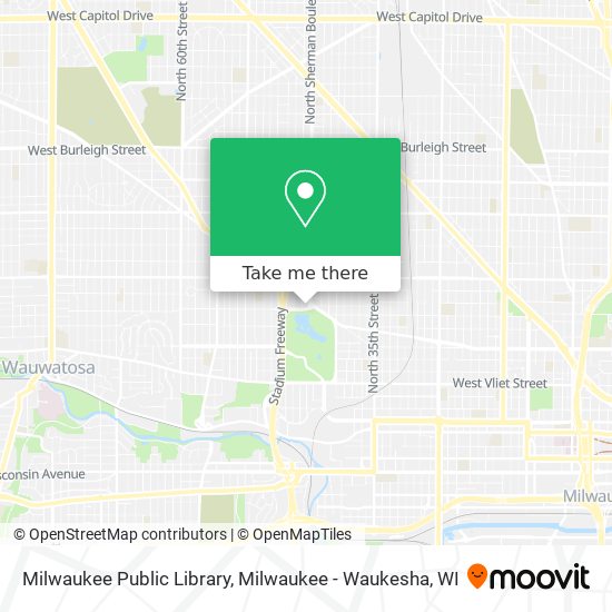 Milwaukee Public Library map