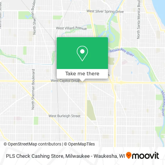 PLS Check Cashing Store map