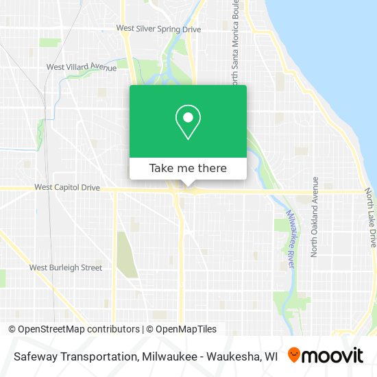 Safeway Transportation map