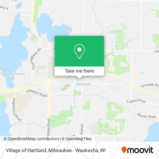 Mapa de Village of Hartland