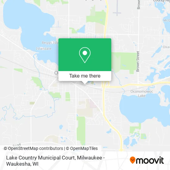 Mapa de Lake Country Municipal Court
