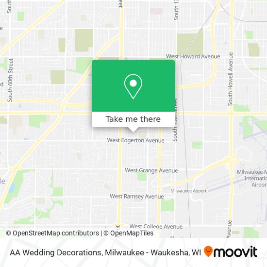 Mapa de AA Wedding Decorations