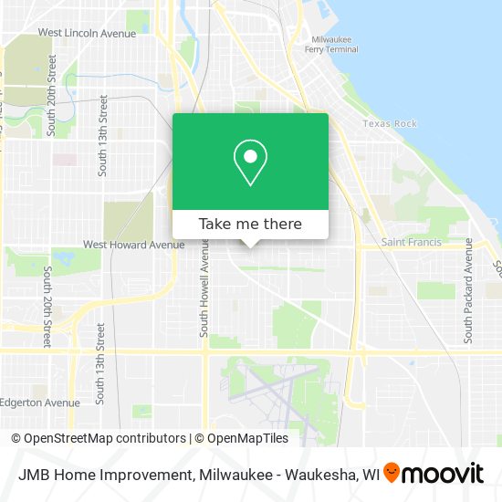 Mapa de JMB Home Improvement