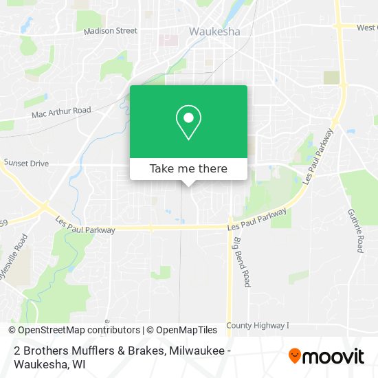 2 Brothers Mufflers & Brakes map