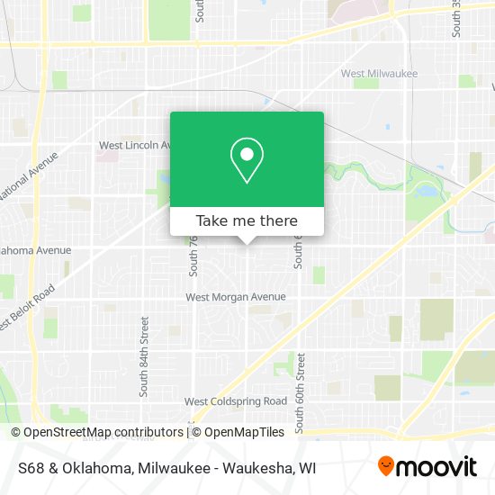 S68 & Oklahoma map