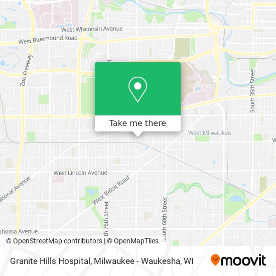 Granite Hills Hospital map