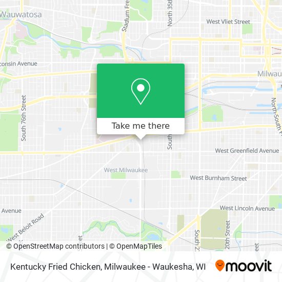 Mapa de Kentucky Fried Chicken
