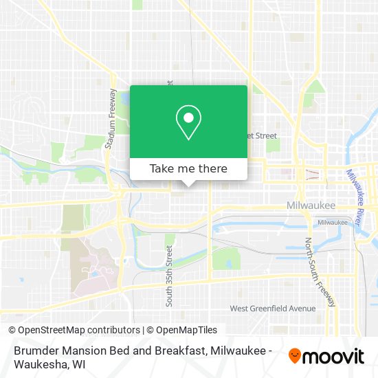 Mapa de Brumder Mansion Bed and Breakfast