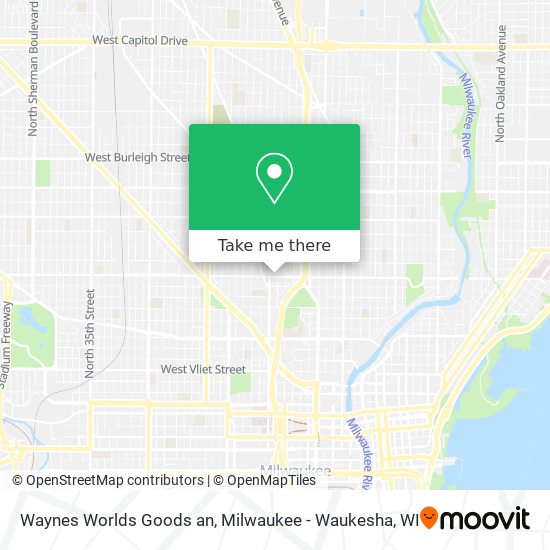 Waynes Worlds Goods an map