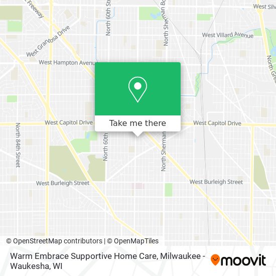 Mapa de Warm Embrace Supportive Home Care
