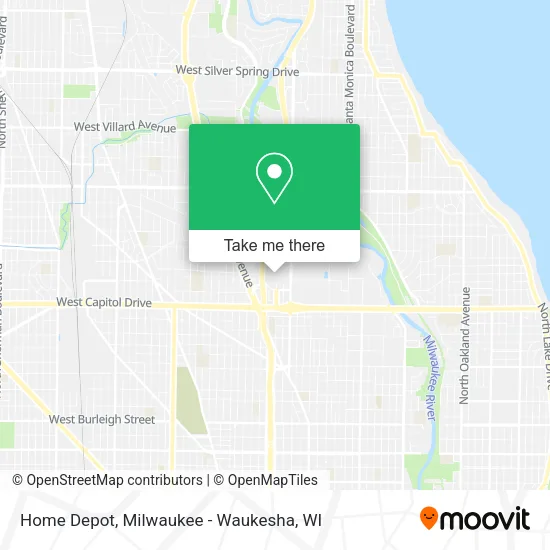 Home Depot map