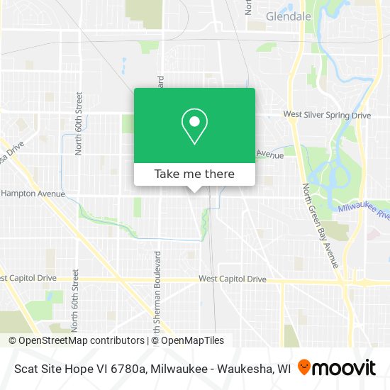 Mapa de Scat Site Hope VI 6780a