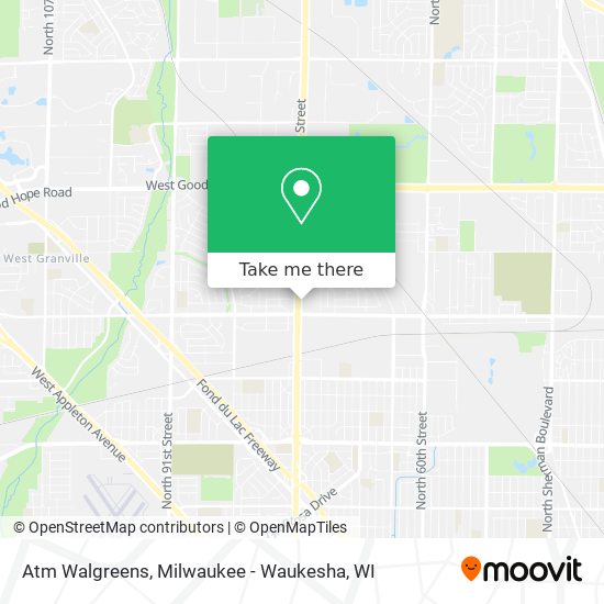 Mapa de Atm Walgreens