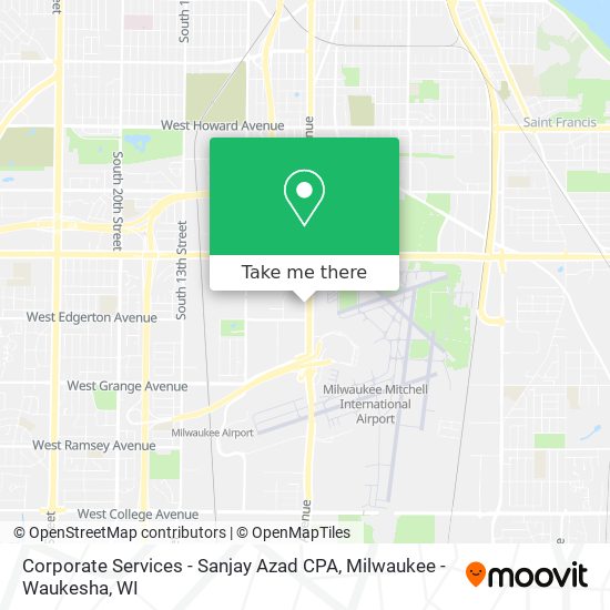 Mapa de Corporate Services - Sanjay Azad CPA