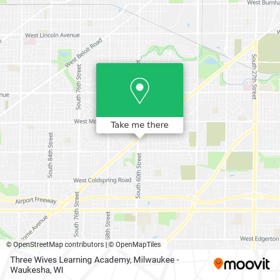 Three Wives Learning Academy map