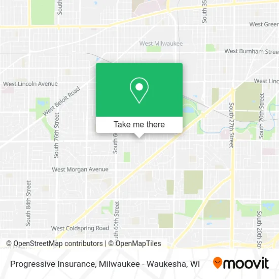 Progressive Insurance map