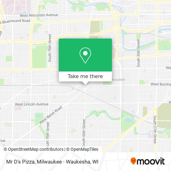 Mr D's Pizza map