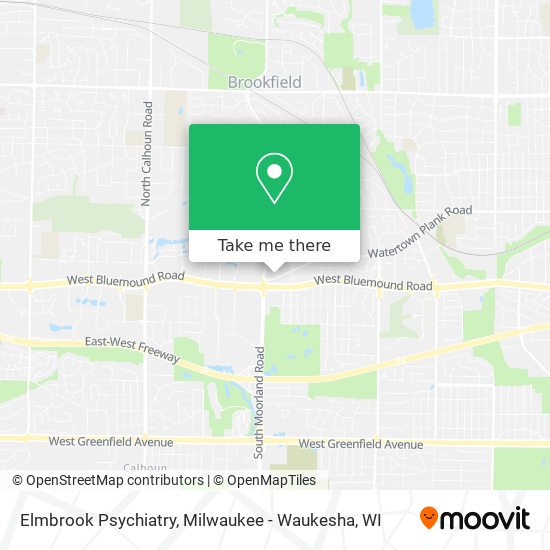 Elmbrook Psychiatry map