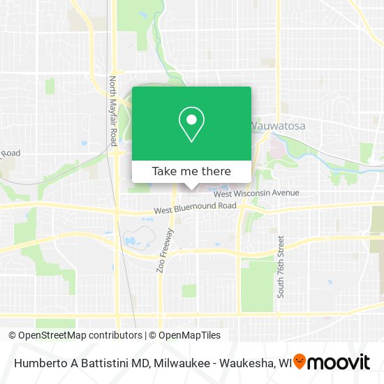 Humberto A Battistini MD map