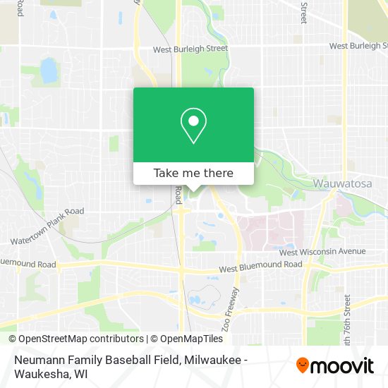 Mapa de Neumann Family Baseball Field