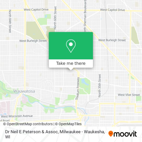 Dr Neil E Peterson & Assoc map