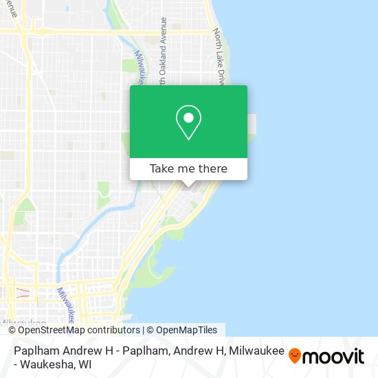 Paplham Andrew H - Paplham, Andrew H map