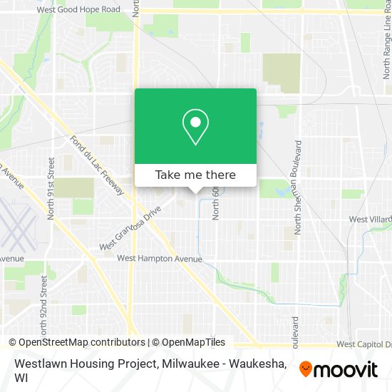 Mapa de Westlawn Housing Project