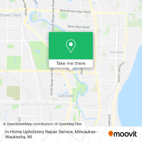 In-Home Upholstery Repair Service map