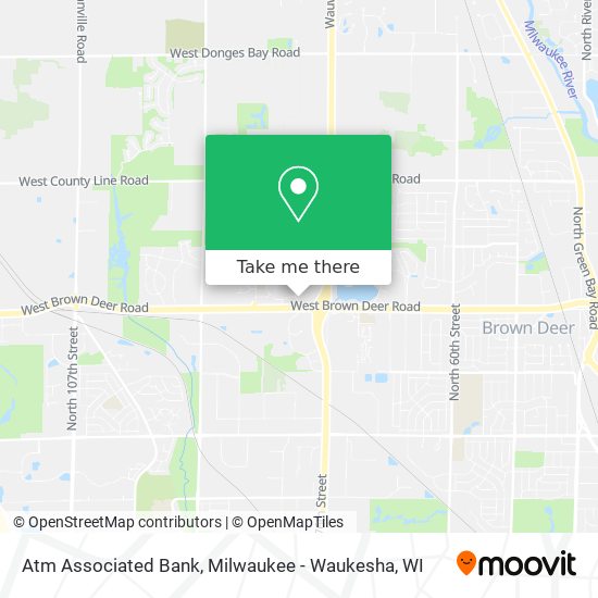 Atm Associated Bank map