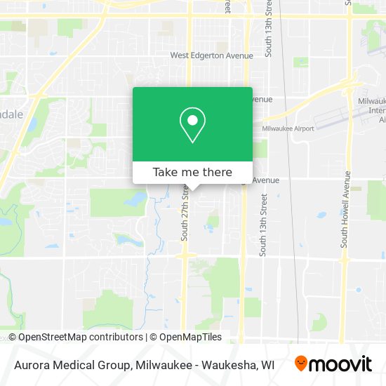 Aurora Medical Group map