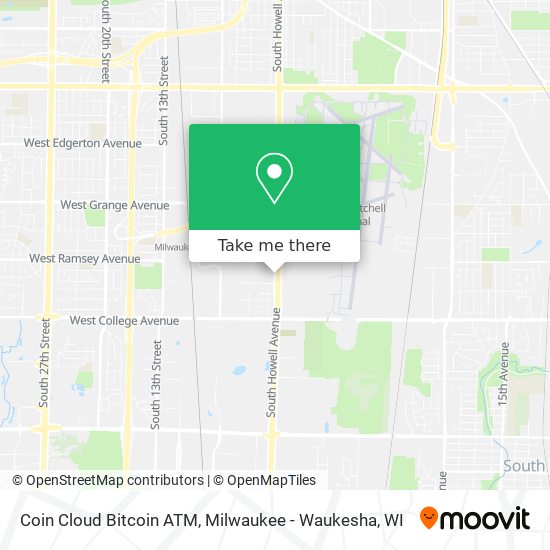 Coin Cloud Bitcoin ATM map