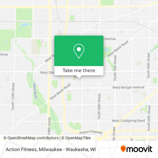 Mapa de Action Fitness