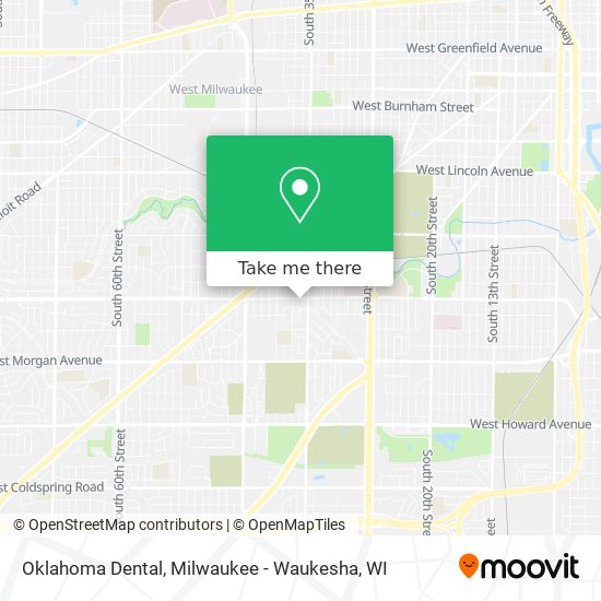Mapa de Oklahoma Dental