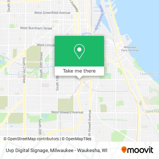 Uvp Digital Signage map