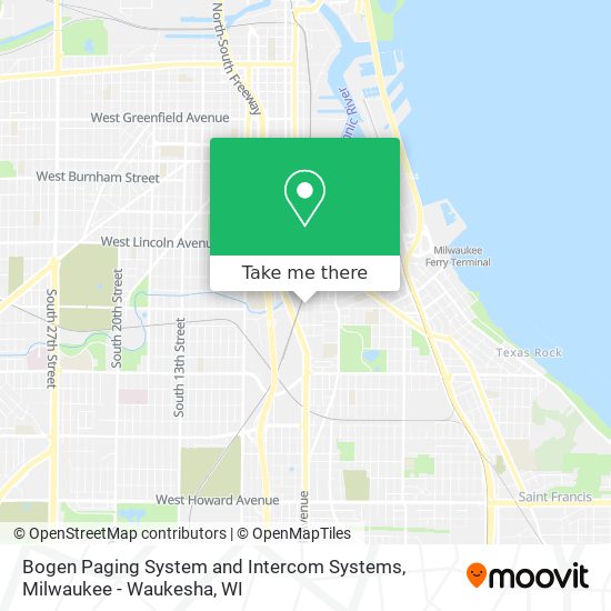 Bogen Paging System and Intercom Systems map