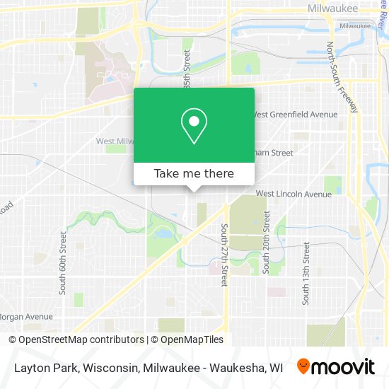 Mapa de Layton Park, Wisconsin