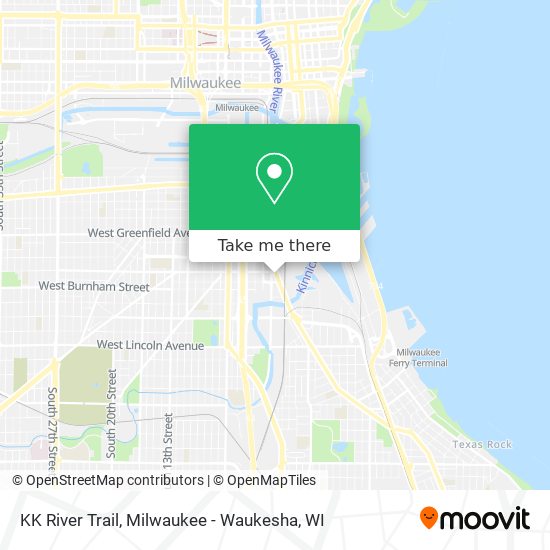 KK River Trail map