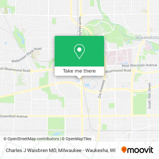 Charles J Waisbren MD map