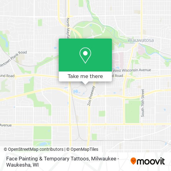 Mapa de Face Painting & Temporary Tattoos