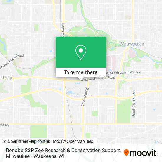 Mapa de Bonobo SSP Zoo Research & Conservation Support