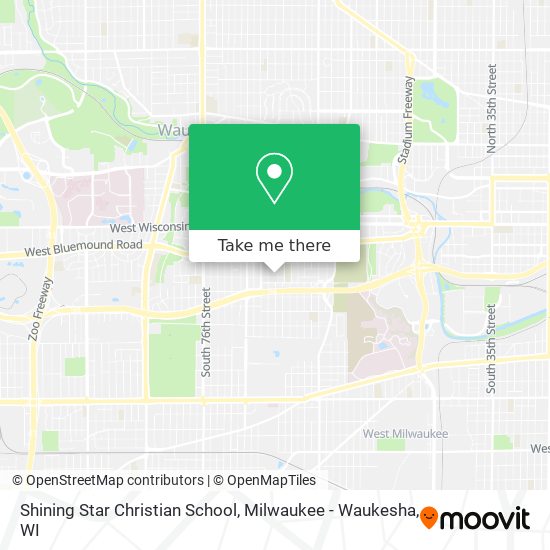 Mapa de Shining Star Christian School