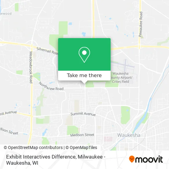Mapa de Exhibit Interactives Difference