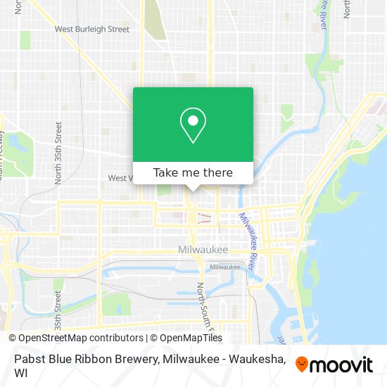 Pabst Blue Ribbon Brewery map