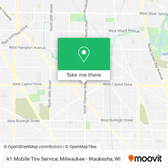 Mapa de A1 Mobile Tire Service