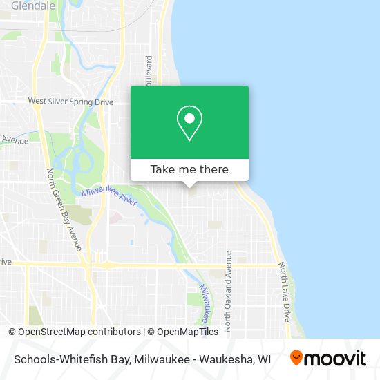 Schools-Whitefish Bay map